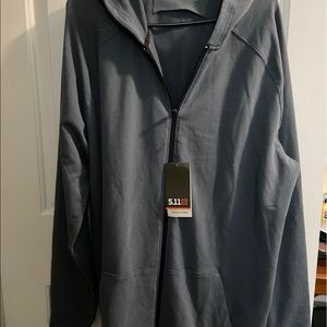 5.11 Tactical Mens Zip Up Hoodie Sz 2XL